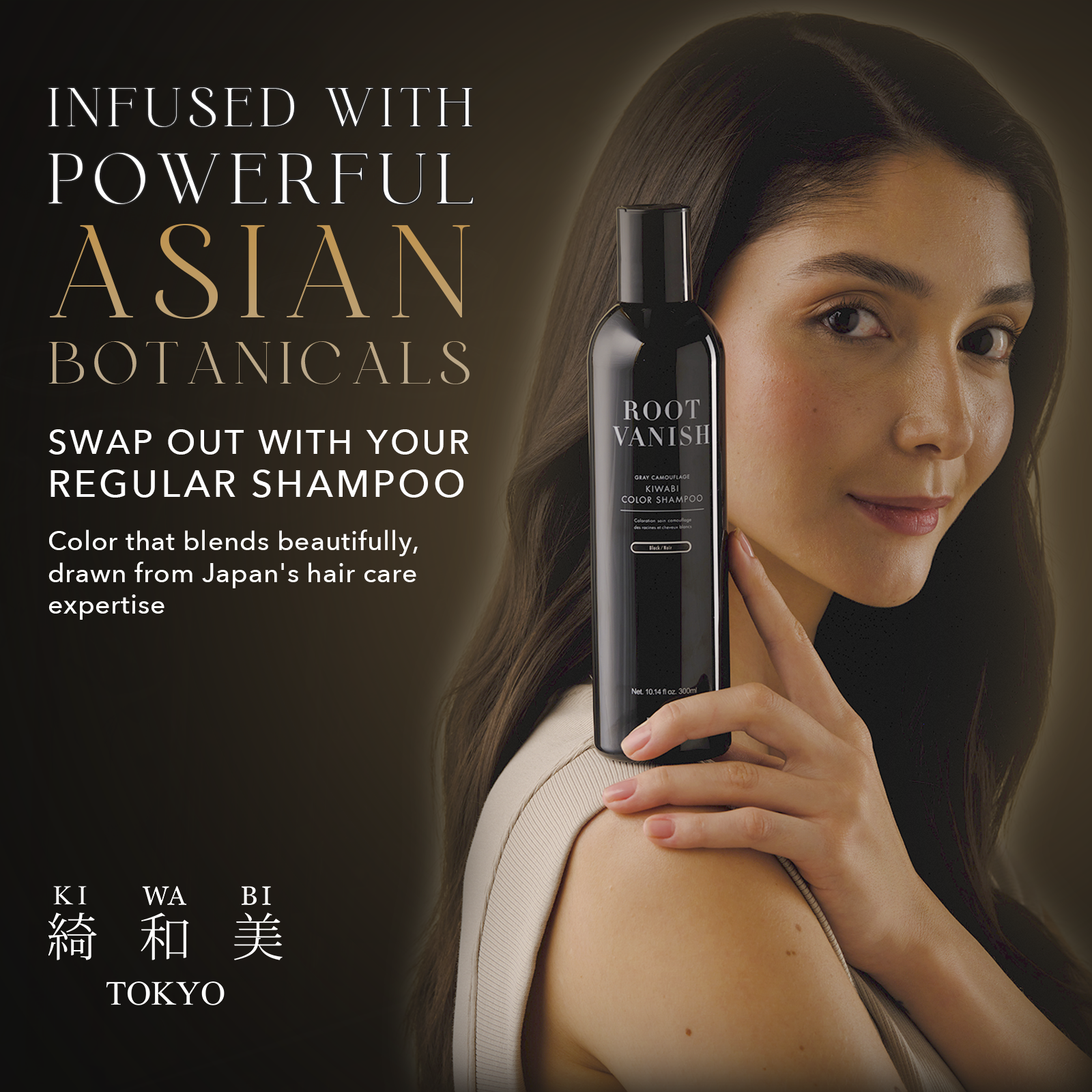 Gray Hair Color Shampoo – Natural Coverage at Home – KIWABI GLOBAL