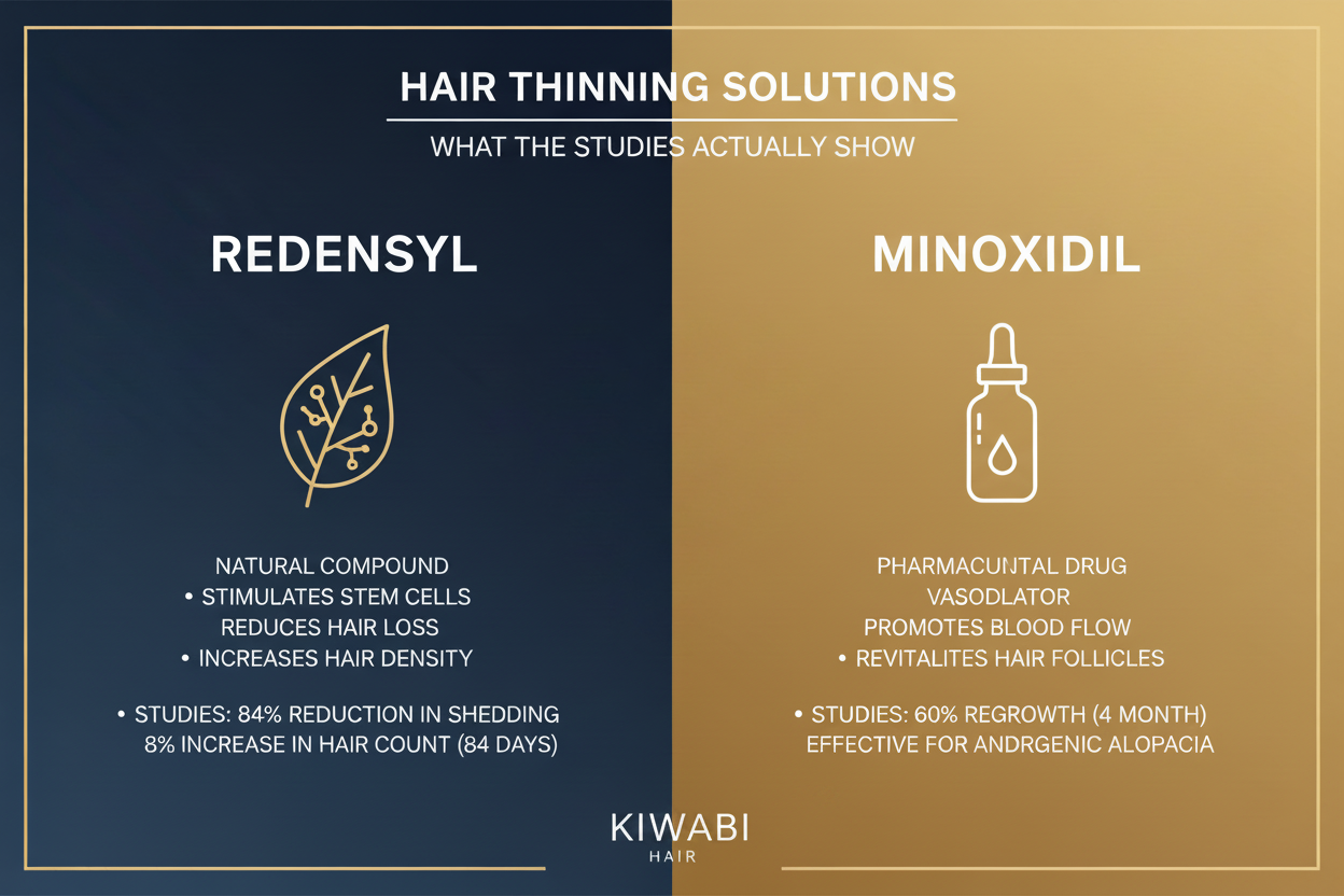 Redensyl vs. Minoxidil for Hair Thinning: What the Studies Actually Show