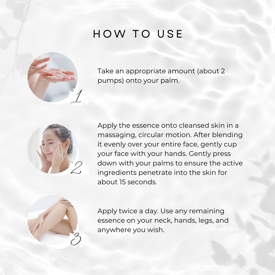 IDEALIZE Premium Essence Skin Care Serum - How To Use