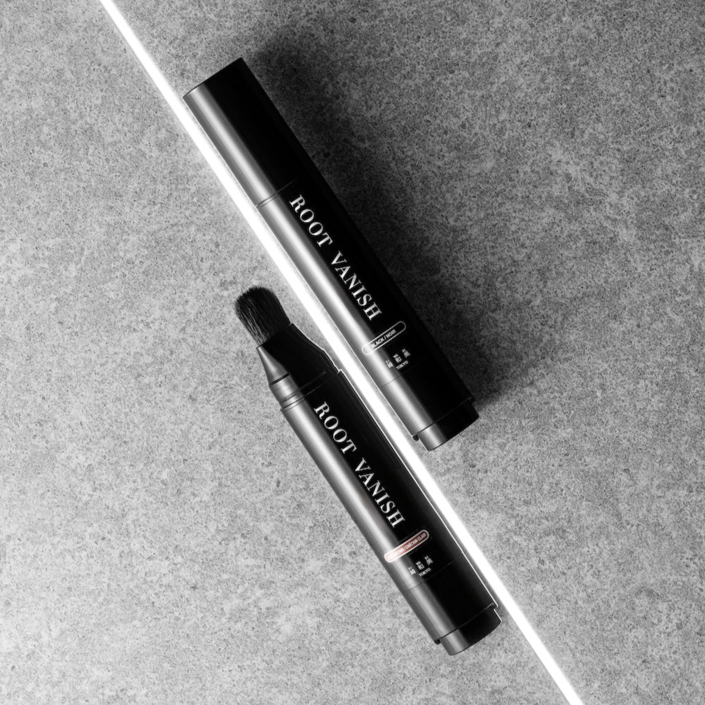 Japanese Gray Hair Color Brush